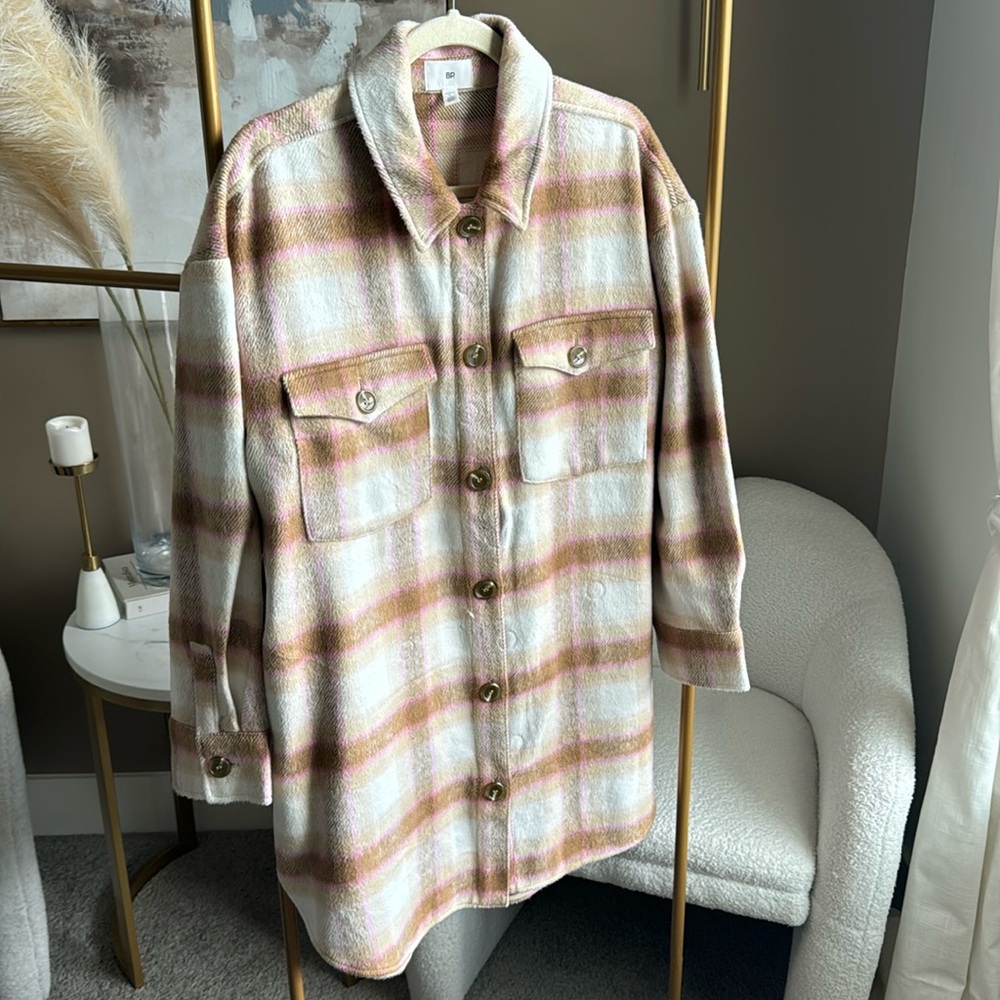 Plaid Shacket Jacket/Coat